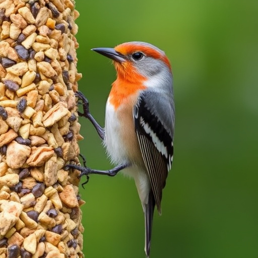 Variety of suet pellet flavours displayed