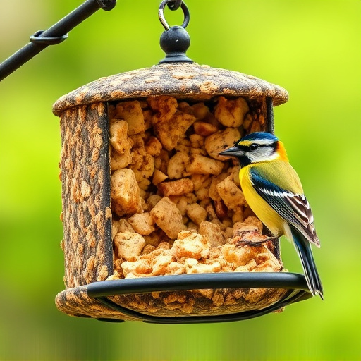 Variety of suet pellet flavours displayed