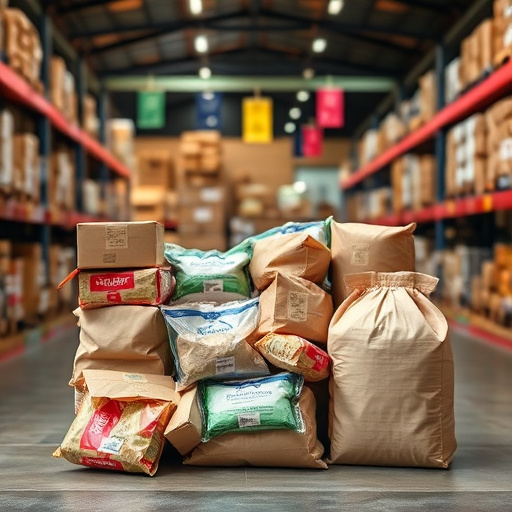 Warehouse full of suet pellet stock