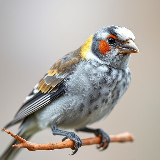 Wheat-free wild bird food in feeder