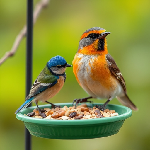Wide selection of bird feed products