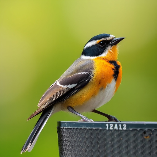 Wild birds enjoying mealworms outdoors