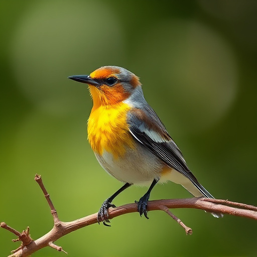 Wild birds enjoying mealworms outdoors