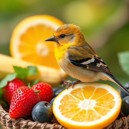 Wild birds enjoying mealworms outdoors