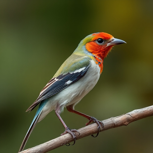 Wild birds pecking at chopped fruit